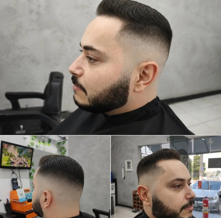 Corte degradê com acabamento